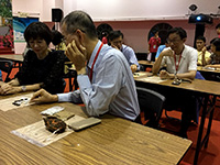 台湾大学900人同窓会で100人に純碁指導