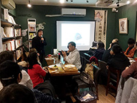 台湾の純碁カフェで純碁教室