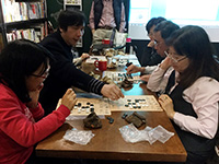 台湾の純碁カフェで純碁教室