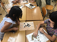 豊島区の小学校で夏休み純碁講座
