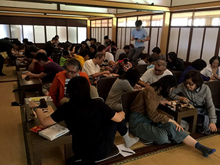紀州庵で純碁教室